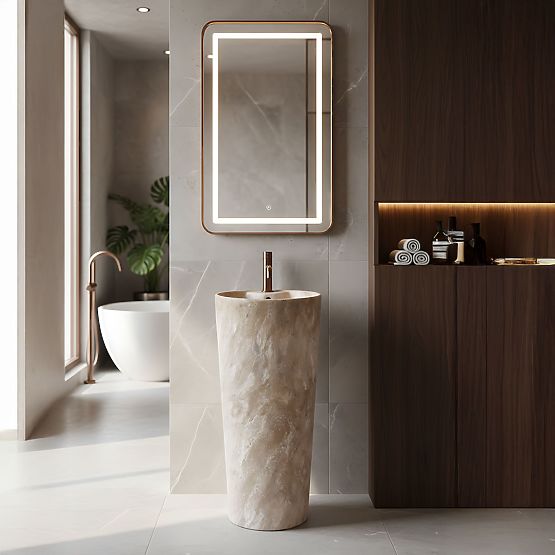 Keramické Volně Stojící Umyvadlo Blanka Savana Matt