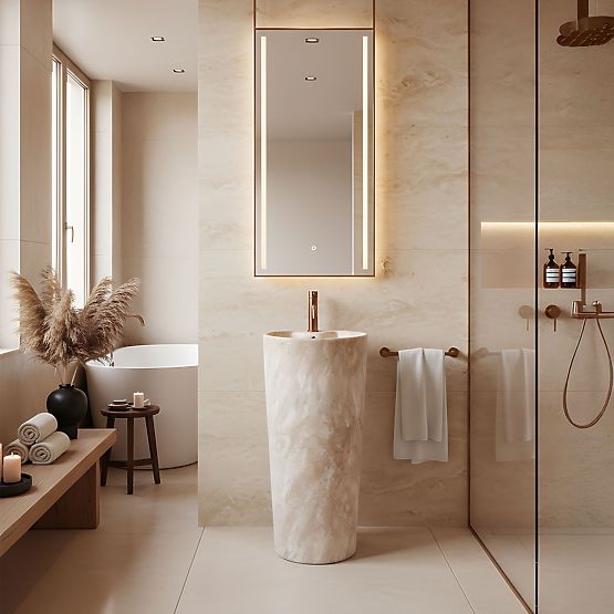 Keramické Volně Stojící Umyvadlo Blanka Savana Matt