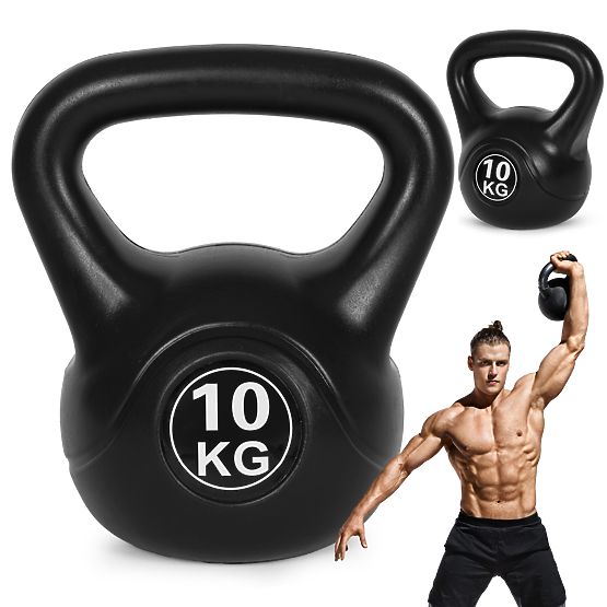 Kettlebell činka 10 kg na cvičení činka koule závaží hmotnost fitness ModernHome