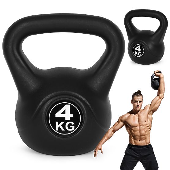 Kettlebell činka 4 kg pro cvičení koule závaží fitness ModernHome