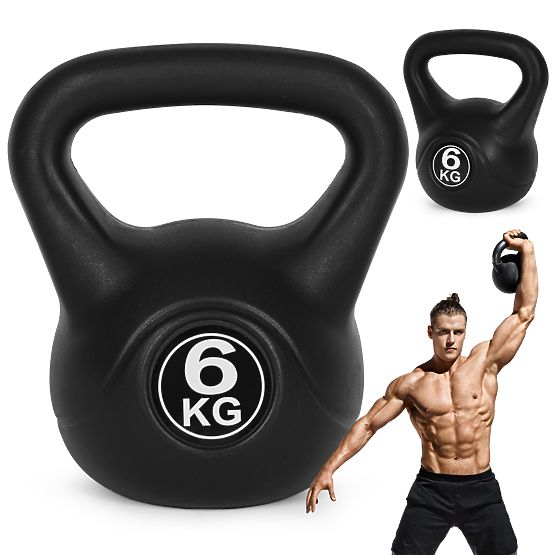 Kettlebell činka 6 kg pro cvičení koule závaží fitness ModernHome