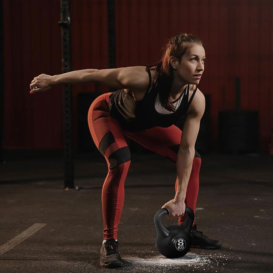 Kettlebell činka 8 kg pro cvičení koule závaží fitness ModernHome