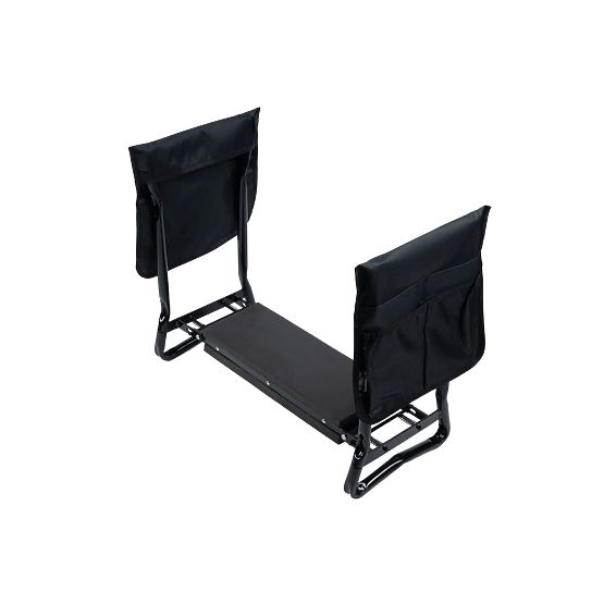 Klečící stolička skládací pro práci na zahradě s nářaďovým pásem a 2 organizéry