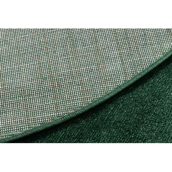 Koberec kulatý SOFTY  Jednotný, Jednobarevný, forest zelená