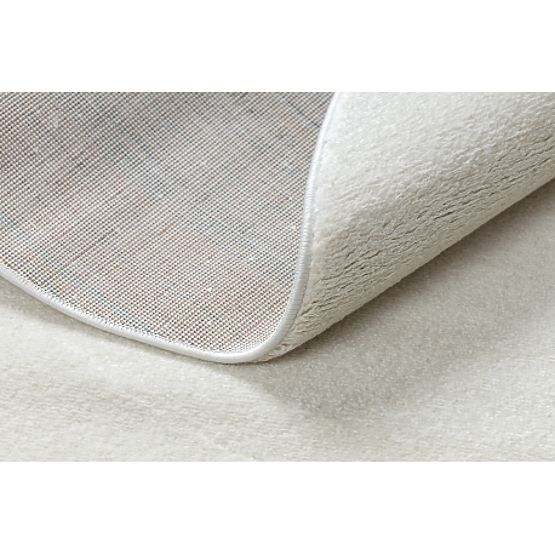 Koberec kulatý SOFTY  Jednotný, Jednobarevný, krémová