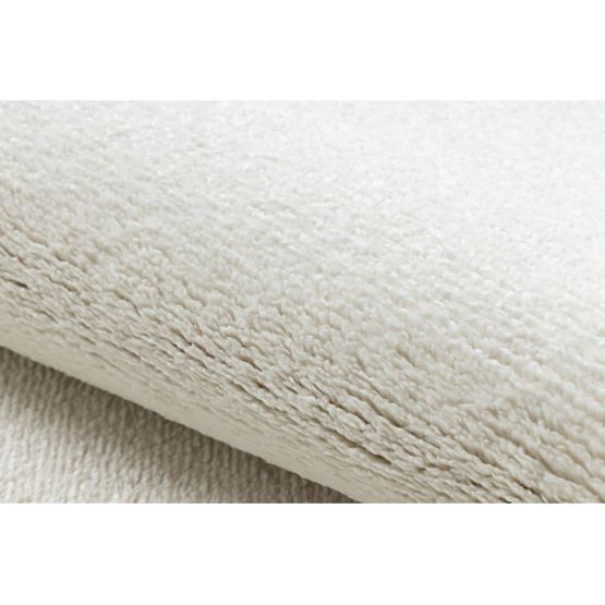 Koberec kulatý SOFTY  Jednotný, Jednobarevný, krémová