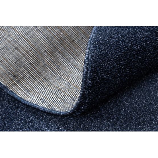 Koberec kulatý SOFTY  Jednotný, Jednobarevný, tmavě modrá