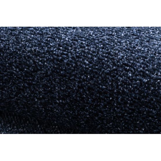 Koberec kulatý SOFTY  Jednotný, Jednobarevný, tmavě modrá