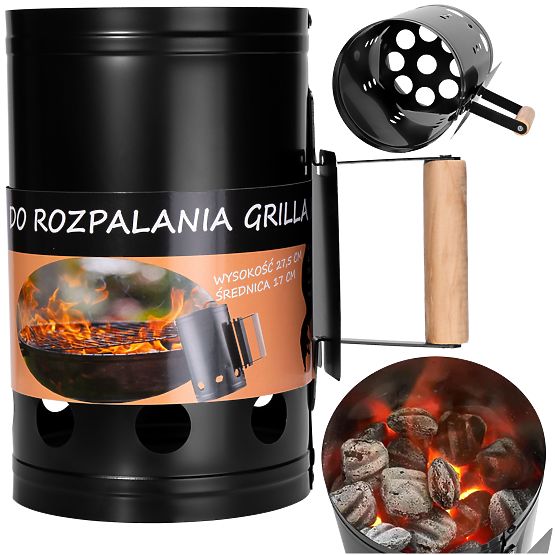 Komín na zapalování grilu KORTEN