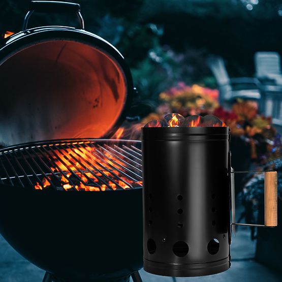 Komín na zapalování grilu KORTEN