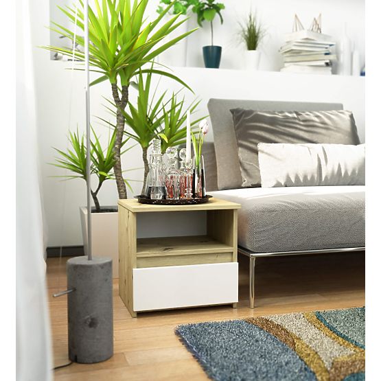 KOMODA CL1 PK DUB ARTISAN / BÍLÁ