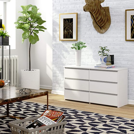 KOMODA CL100 6SZ PK BÍLÁ