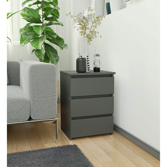 KOMODA CL3/40 PK GRAFIT ŠEDÁ