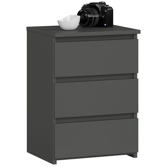 KOMODA CL3/40 PK GRAFIT ŠEDÁ