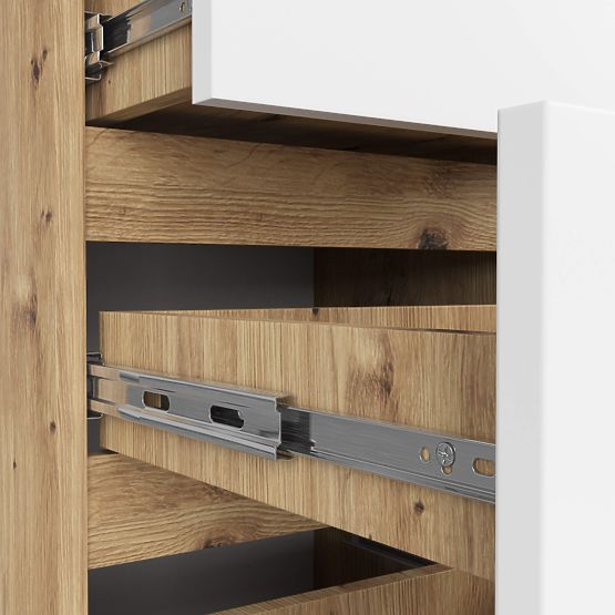 KOMODA CL4 PK DUB ARTISAN / BÍLÁ