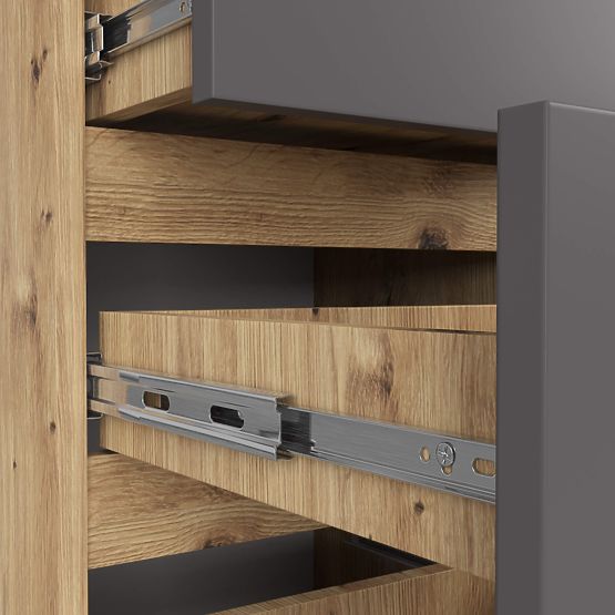 KOMODA CL4 PK DUB ARTISAN / ŠEDÁ