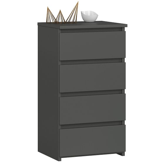 KOMODA CL4 PK GRAFIT ŠEDÁ