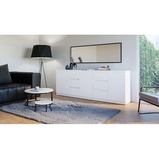 Komoda COSTA 1D3S/2D3S BÍLÁ