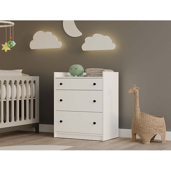 Komoda HOUSTON BÍLÁ