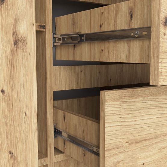 KOMODA K100 2D 3SZ PK DUB ARTISAN