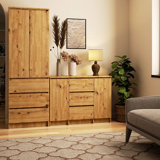 KOMODA K100 2D 3SZ PK DUB ARTISAN