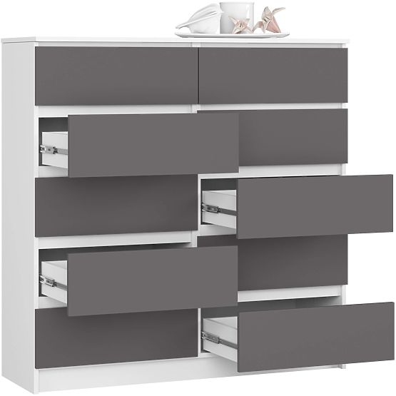 KOMODA K120 10SZ CLP PK BÍLÁ / ŠEDÁ
