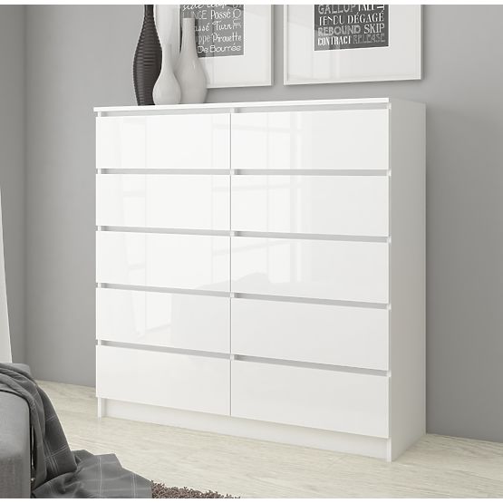 KOMODA K120 10SZ CLP PK BÍLÝ LESK