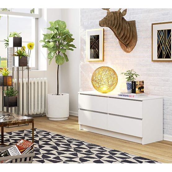 KOMODA K120 4SZ CLP PK BÍLÁ