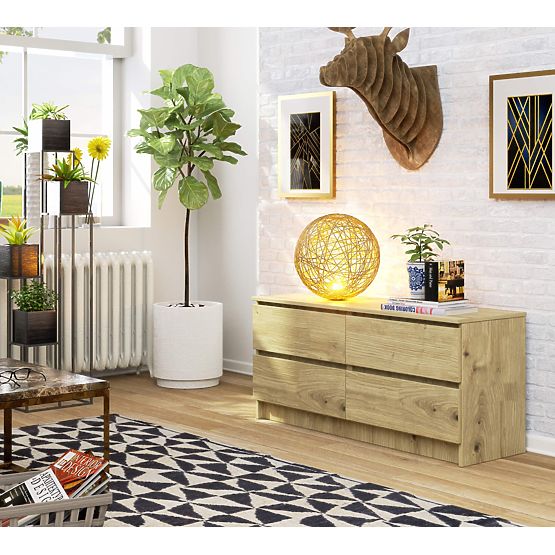 KOMODA K120 4SZ CLP PK DUB ARTISAN