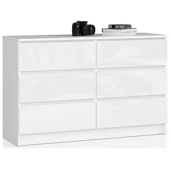 KOMODA K120 6SZ CLP PK BÍLÝ LESK