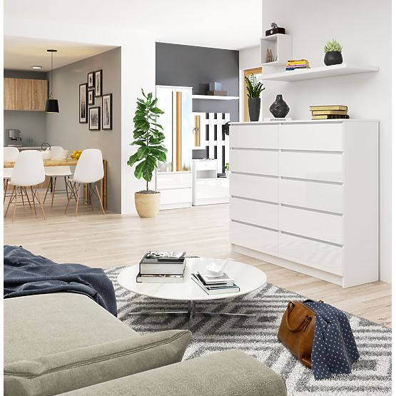 KOMODA K140 10SZ CLP PK BÍLÝ LESK