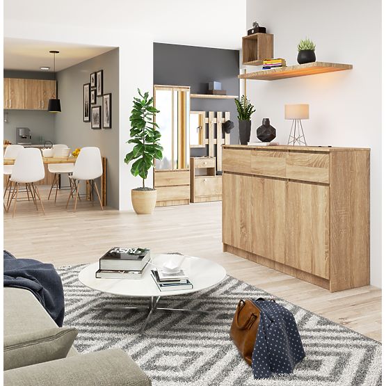 KOMODA K140 3D 3SZ CLP PK DUB SONOMA