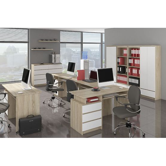 KOMODA K140 3D 3SZ CLP PK SONOMA / BÍLÁ