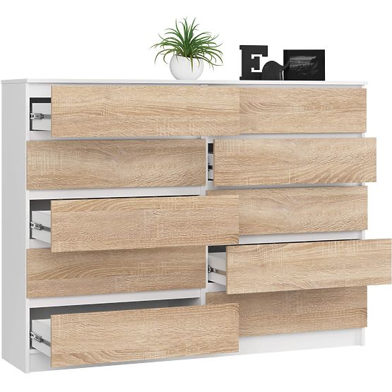 KOMODA K160 10SZ CLP PK BÍLÁ / SONOMA