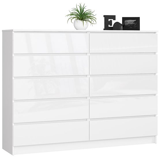 KOMODA K160 10SZ CLP PK BÍLÝ LESK