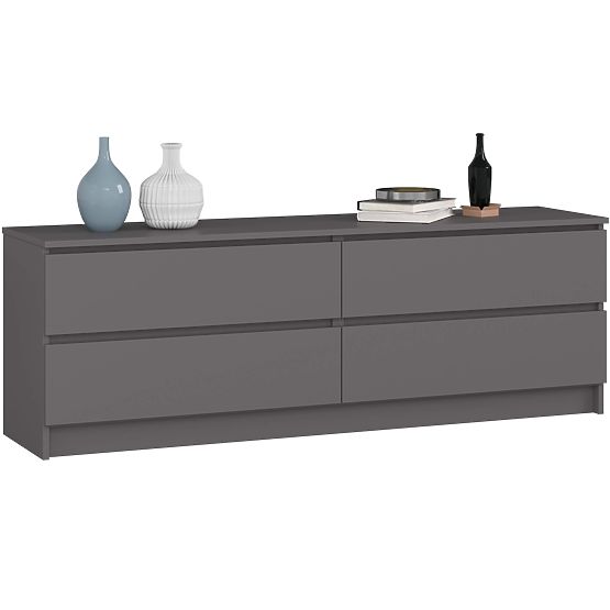KOMODA K160 4SZ CLP PK GRAFIT ŠEDÁ