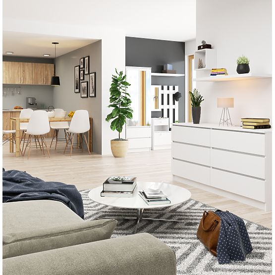 KOMODA K160 6SZ CLP PK BÍLÁ