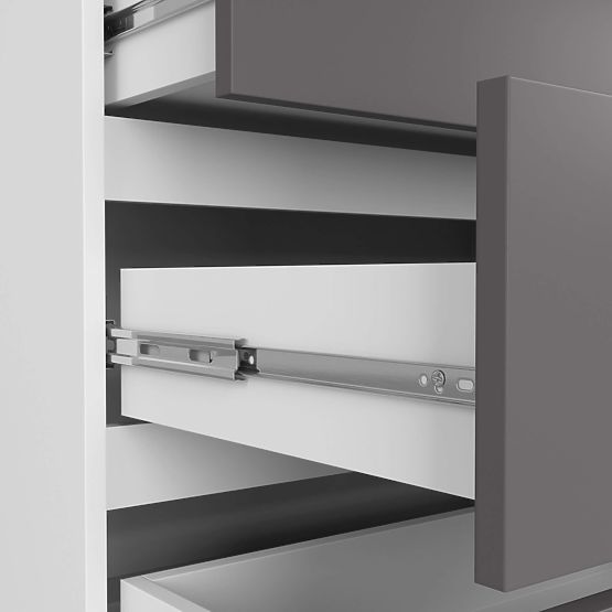 KOMODA K160 8SZ CLP PK BÍLÁ / ŠEDÁ