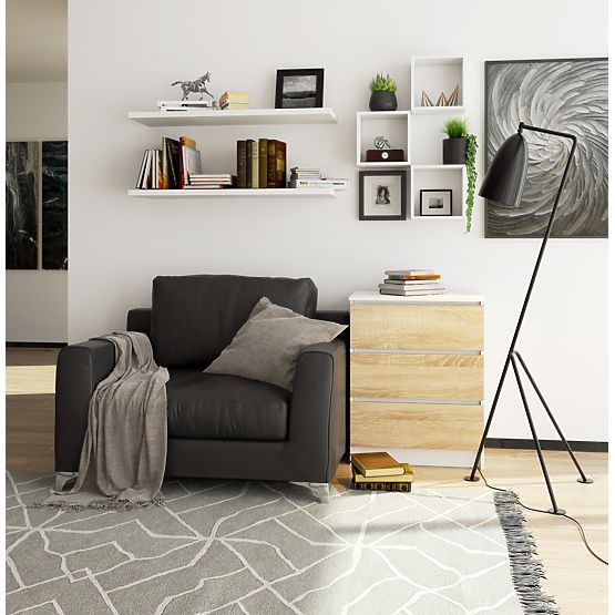 KOMODA K60 3SZ CLP BÍLÁ / SONOMA