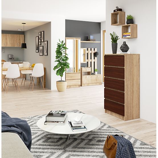 KOMODA K60 5SZ CLP PK DUB SONOMA / WENGE