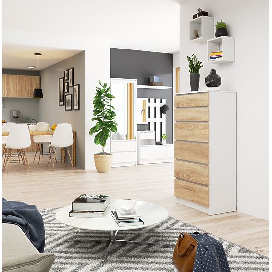 KOMODA K60 6SZ CLP PK BÍLÁ / SONOMA