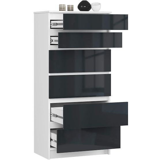 KOMODA K60 6SZ CLP PK GRAFIT LESK