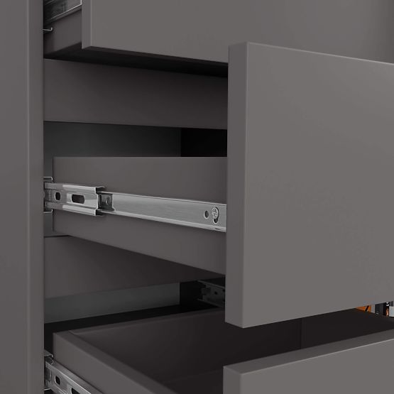 KOMODA K80 1D 5SZ PK GRAFIT ŠEDÁ