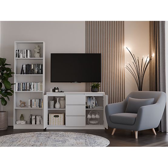 Komoda Malwa 2D3S BÍLÁ