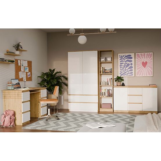 Komoda Malwa 2D3S DUB ARTISAN BÍLÁ