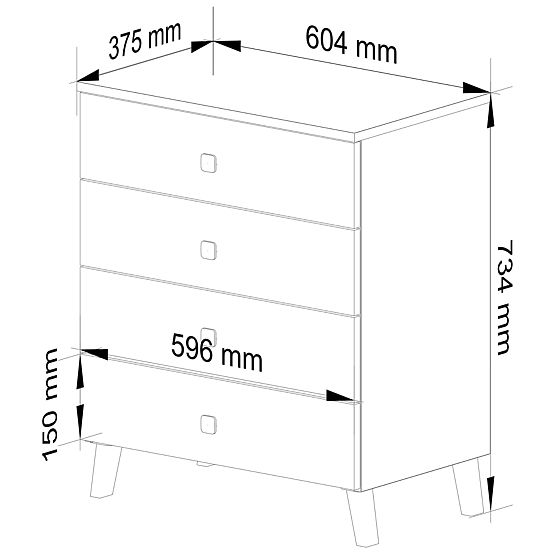 KOMODA MOBI K-04 BÍLÁ ČERNÁ