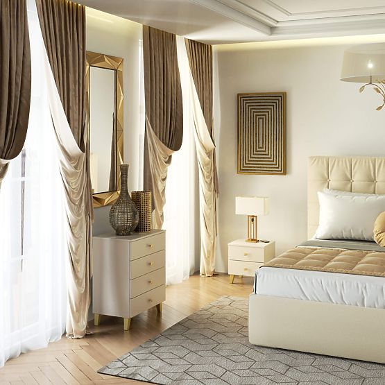 KOMODA MOBI K-04 KAŠMÍR ZLATO