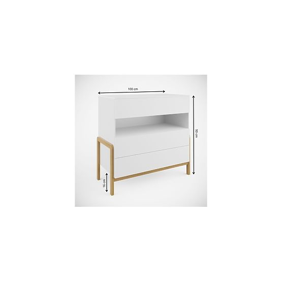 Komoda Viktor - bílá