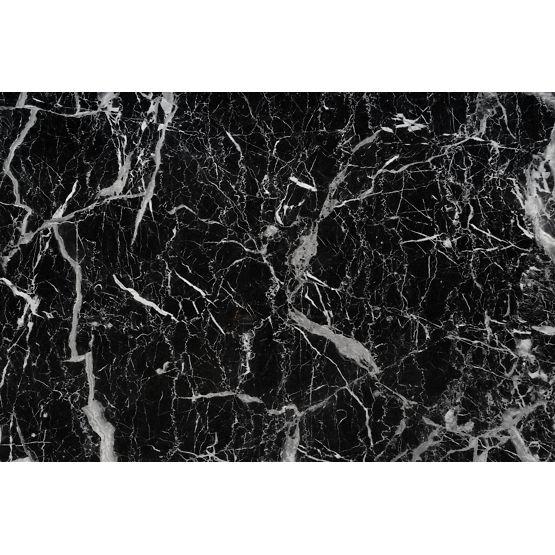 KONAMI stůl, deska - černý mramor, nohy - zlaté 