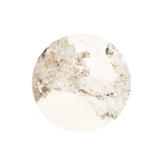 Konferenční stolek ALESSIA, béžový mramor / černý (2p=1ks)